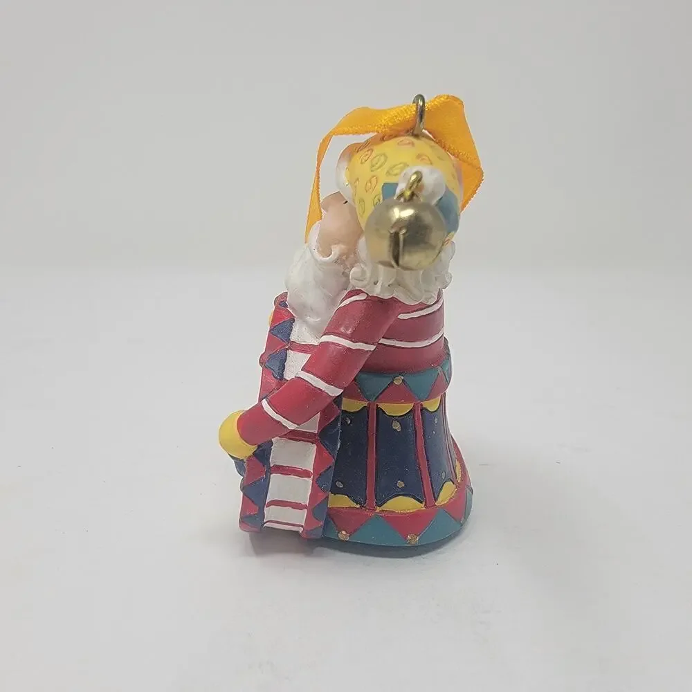 Vintage Christmas Avon Santa Tune Drum/Drummer Boy Ornament Hand Painted 1998